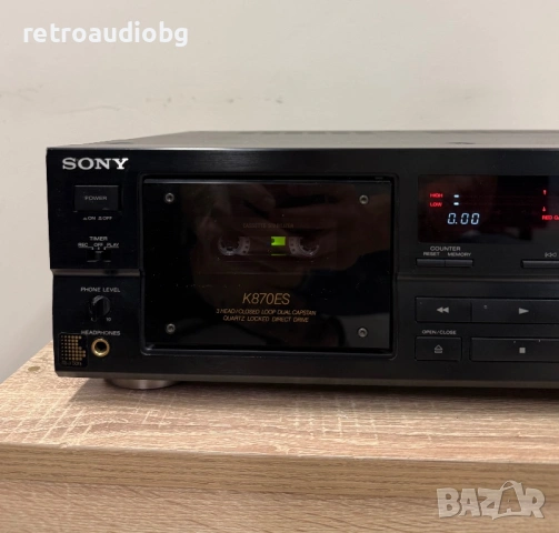 🔈ТОП триглав дек SONY TC-K870ES профилактиран🔈, снимка 2 - Декове - 54767265