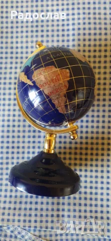 глобус от полускъпоценни камъни , снимка 8 - Други - 55436193