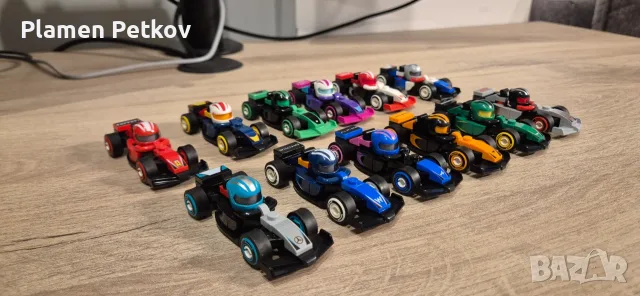 Lego минифигурки F1 Race cars, снимка 2 - Конструктори - 55511217
