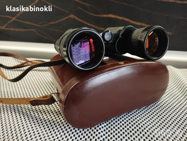 ТОП Немски Бинокъл Carl Zeiss Jena JENOPTEM-MULTI-COATED -10 х 50W-ГДР, снимка 11 - Екипировка - 53889539