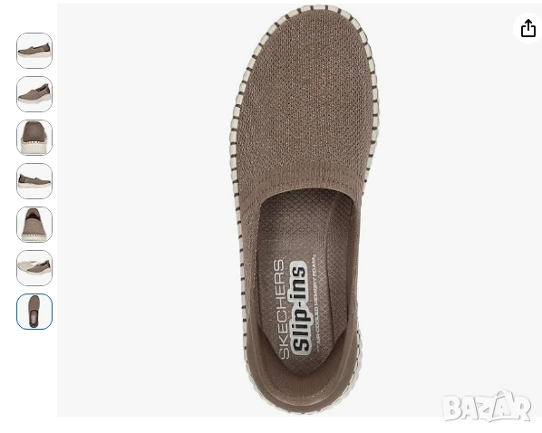 Skechers - Дамски пътнически обувки  / маратонки Wilshire BLVD, цвят мока, номер 39-40 , снимка 6 - Други - 55126918