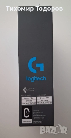 Мишка Logitech G305 Lightspeed (910-005283), оптична (12 000 dpi), безжична, USB, черна, гейминг, 6 , снимка 2 - Клавиатури и мишки - 55202976