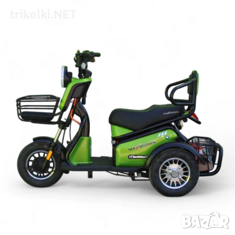 Двуместна електрическа триколка за възрастни Max Motors Pudding 1800W, 48V, 20Ah, CE сертификат, снимка 10 - Инвалидни скутери - 54619507