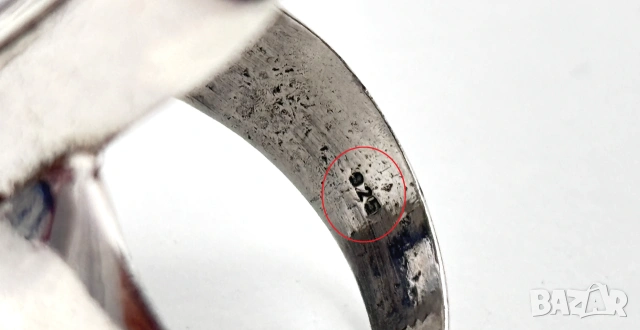 Дамски Сребърен Пръстен (проба 925)- 12,83 грама, Hadar Designers-Израел, снимка 7 - Пръстени - 55170060