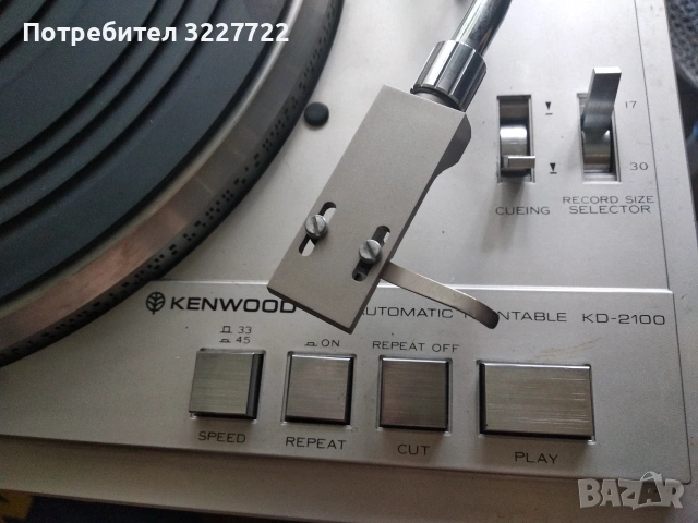 Kenwood kd 2100 made in Japan грамофон за части, снимка 2 - Грамофони - 55060305