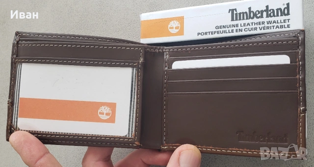 Нов, мъжки портфейл Timberland, снимка 2 - Портфейли, портмонета - 54040171