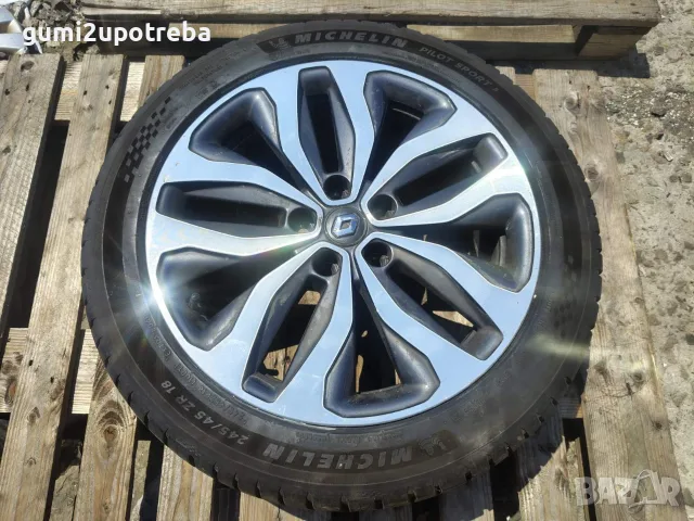 18цола Джанта 5х114,3 за Renault Talisman 7,5J et46 Michelin 245/45/18