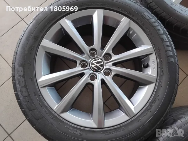 4бр. ал. джанти VW (оригинални) 5x100 , 6x16 , ET35, снимка 3 - Гуми и джанти - 55299820