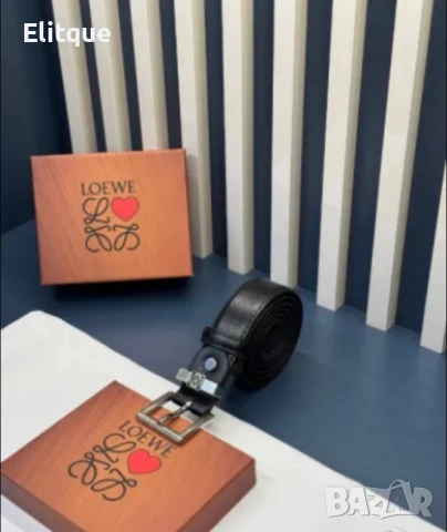 Колани loewe от естествена кожа в кутия на марката , снимка 6 - Колани - 54381807