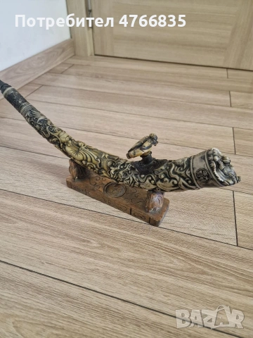 Декоративна лула бивна, снимка 2 - Декорация за дома - 54211261