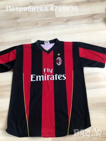 Футболна тениска на AC Milan размер уголемен М , снимка 2 - Спортни дрехи, екипи - 54146717