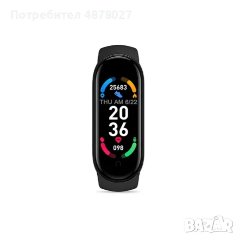 Спортна bluetooth смарт гривна с крачкомер,  мониторинг на пулс и кислород в кръвта, снимка 2 - Смарт гривни - 55378217