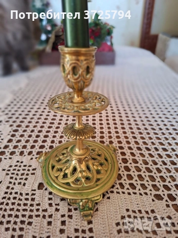 Изящни свещник и сълфетник! 