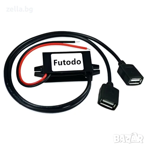 Step Down модул 12V 24V 36V 48V към 5V 3A USB – DC-DC конвертор за автомобил, соларни системи 10374