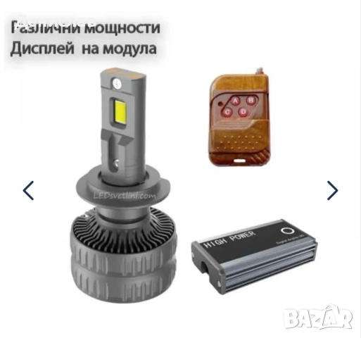 Най-мощните лед крушки H7 на пазара с мощност 20 000 лумена