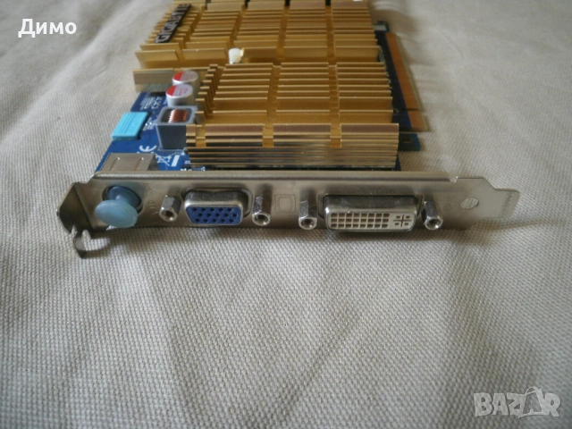 видеокарта Gigabyte GV-NX85T512HP - PCI-E (пасивно охлаждане), снимка 3 - Видеокарти - 54463390