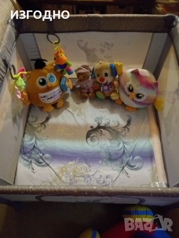 САМО 30€ ПОЧТИ НОВА СГЪВАЕМА КОШАРКА 60% ПО ЕВТИНА LORELLI ИМА И МАТРАК ОТДЕЛНО, снимка 3 - Кошарки - 54135987