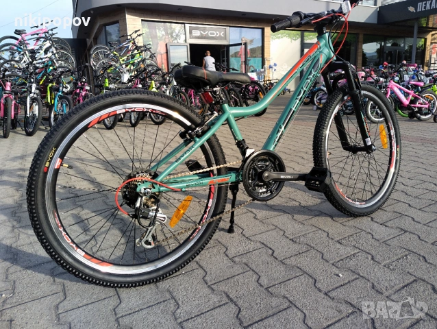 X Велосипед 24" ZANTE зелен, снимка 11 - Велосипеди - 54398308