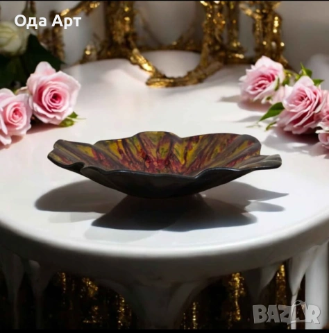 Чиния/ваза/купа, стъкло , снимка 2 - Други - 54647896