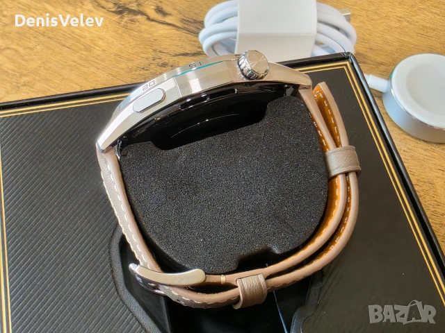 Huawei Watch GT 6 46mm Grey Composite Leather Strap, снимка 5 - Смарт часовници - 54777788