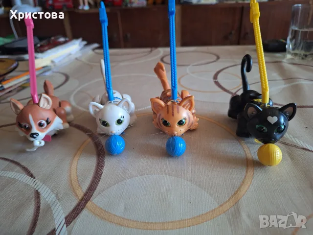 Малки играчки котенца и кученце, снимка 4 - Кукли - 55510224