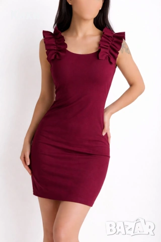 СТРАХОТНА ЧЕРВЕНА/БОДРО РОКЛЯ 