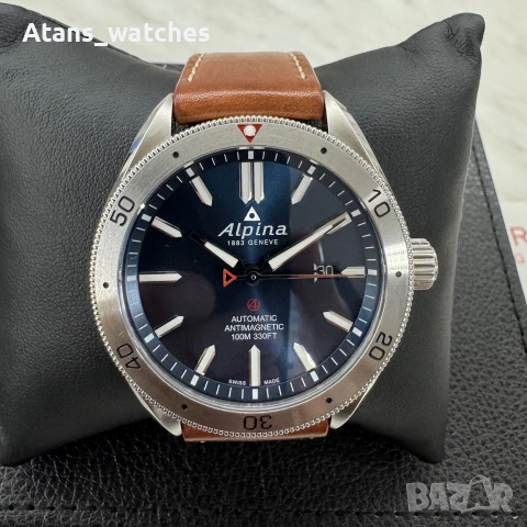 Alpina Alpiner 4 Automatic AL-525NS5AQ6 – ПЪЛЕН КОМПЛЕКТ | Неразличим от нов | Швейцарско качество 
