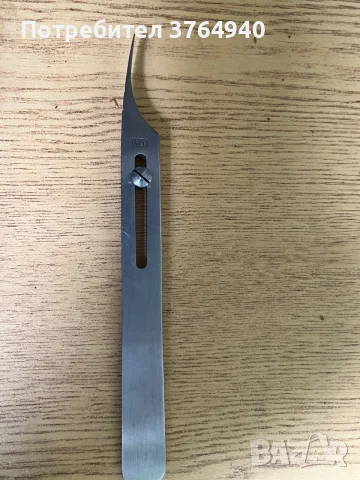  Професионална швейцарска часовникарска пинсета A. Dumont & Fils 14a INOX (нова), снимка 2 - Антикварни и старинни предмети - 55427465