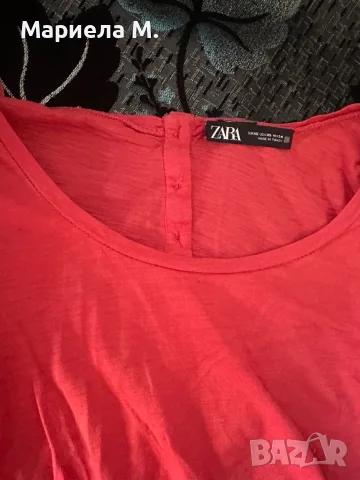 Zara рокля/риза, памук, XS, снимка 3 - Рокли - 55656440