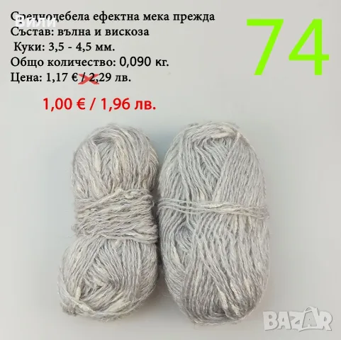 Евтини прежди в малки количества - нови и остатъци , снимка 9 - Други - 52042384