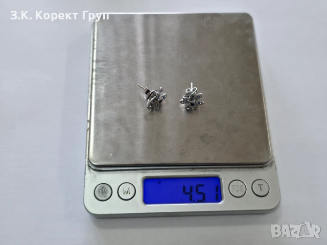 Дамски златни обеци 18К 750 / 4,51гр., снимка 8 - Обеци - 54581945