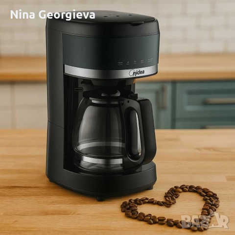 Кафемашина Midea MA-D1502W2ME - Ароматно кафе у дома без усилие, снимка 2 - Кафемашини - 54517328