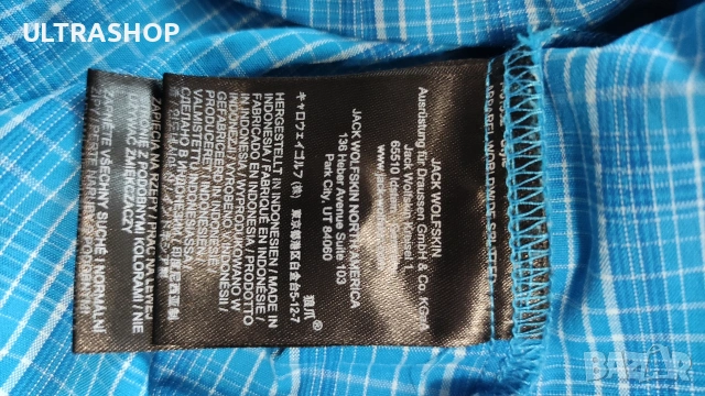 Jack Wolfskin L size UV shield мъжка лятна риза, снимка 10 - Ризи - 54508579