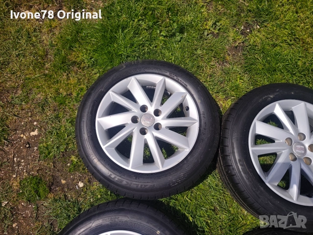 ПРОМОЦИЯ Джанти за SEAT VW АUDI,SKODA, 5x100 15 цола.Отлично състояние, снимка 4 - Гуми и джанти - 54495393