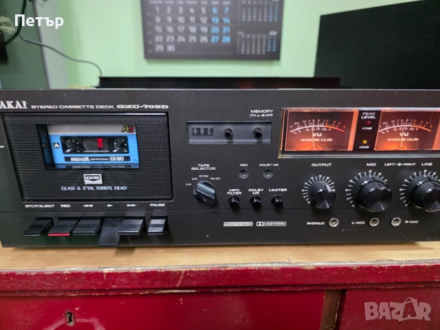 Продавам японски дек AKAI GXC-709D., снимка 2 - Декове - 54795501