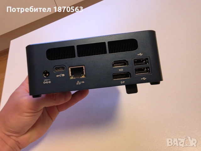Mini PC i5-12600HX, 16GB RAM, 512GB NVME, 2500Mbps LAN, Оригинален Win 11 Pro, До 3 монитора, снимка 3 - Работни компютри - 54883907