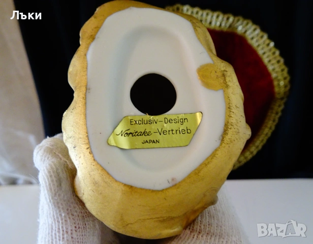 Японска порцеланова фигура Ангел,Noritake,злато. , снимка 5 - Антикварни и старинни предмети - 53989800