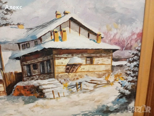 Масло на платно  Теньо Желев!, снимка 2 - Картини - 54153690