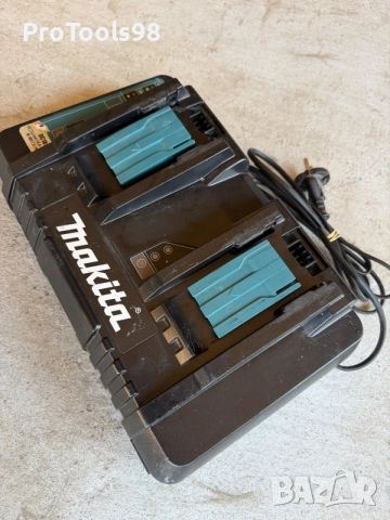Makita DC18RD двойно бързо зарядно, снимка 3 - Други инструменти - 55361129
