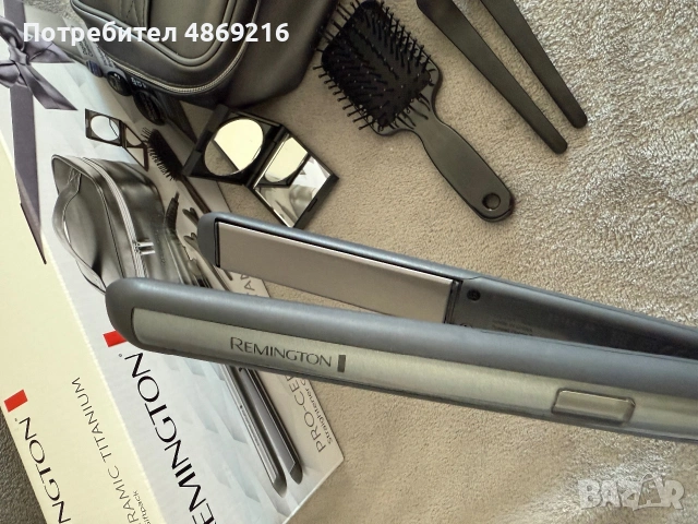 преса за коса Remington Pro-Ceramic Titanium Gift Pack, снимка 3 - Други - 55137036