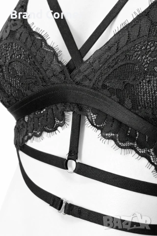 Дамски сутиен Hunkemöller с дантела и декоративни ленти – размер M, снимка 3 - Бельо - 54549137