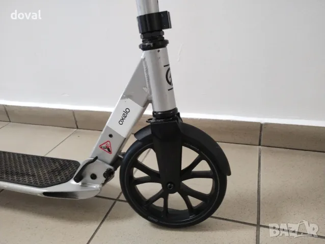 Продавам тротинетка / скутер Oxelo до 100кг Town 5XL Grey, снимка 4 - Скутери и тротинетки - 55663892