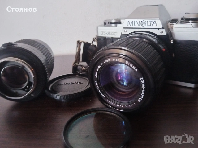 Камера MINOLTA X-300  Japan, снимка 7 - Фотоапарати - 54760880