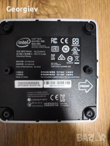 Intel NUC 5i3RYK, снимка 4 - Работни компютри - 53996713