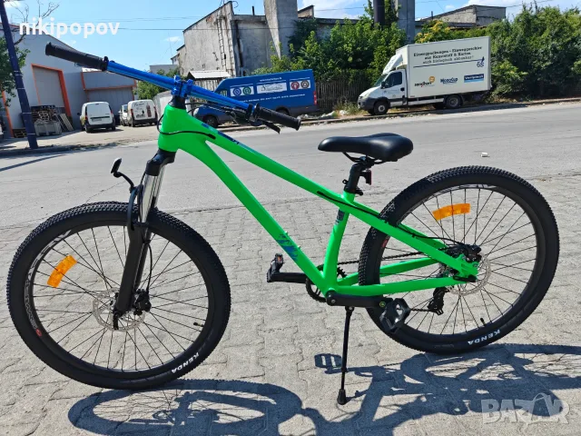 BG Алуминиев велосипед 26" JUMP hdb зелен, снимка 8 - Велосипеди - 55439897