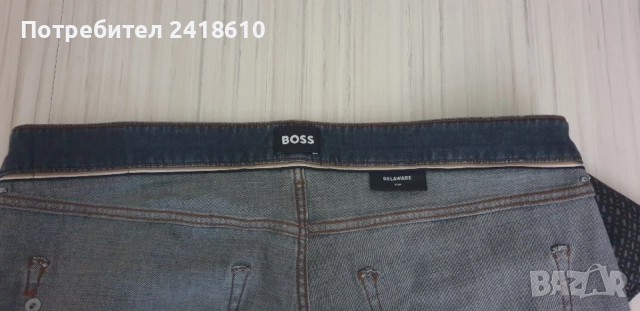 Hugo Boss Delawere Slim  Fit Mens Size 38 / 32  ОРИГИНАЛ Мъжки Дънки, снимка 8 - Дънки - 54970955