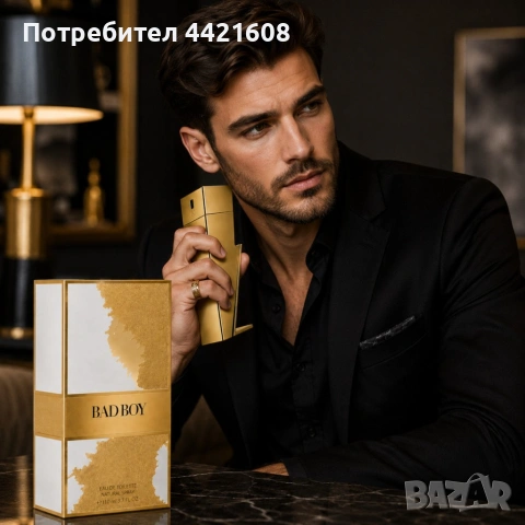 Луксозен мъжки парфюм Bad Boy, Eau de Toilette ,110 ml, с бергамот, черен пипер, кедър, тонка и кака, снимка 2 - Мъжки парфюми - 55278450