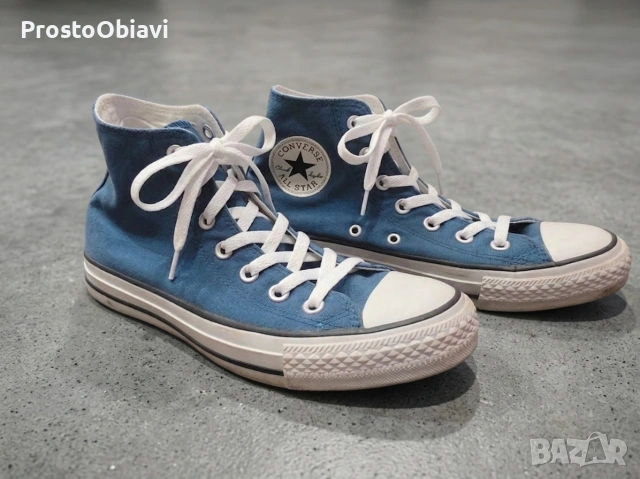 Страхотни високи кецове Converse All Star - Унисекс (Размер 37.5), снимка 3 - Кецове - 55189452