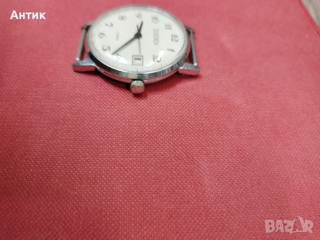 Винтидж механичен часовник Sekonda – 17 Jewels, СССР, снимка 4 - Мъжки - 54618344
