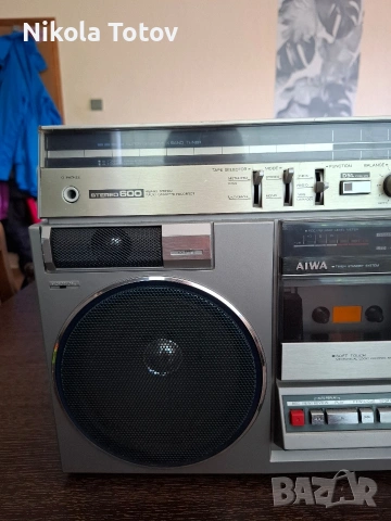 Продава се касетофон Aiwa Stereo 600. , снимка 2 - Радиокасетофони, транзистори - 55073307